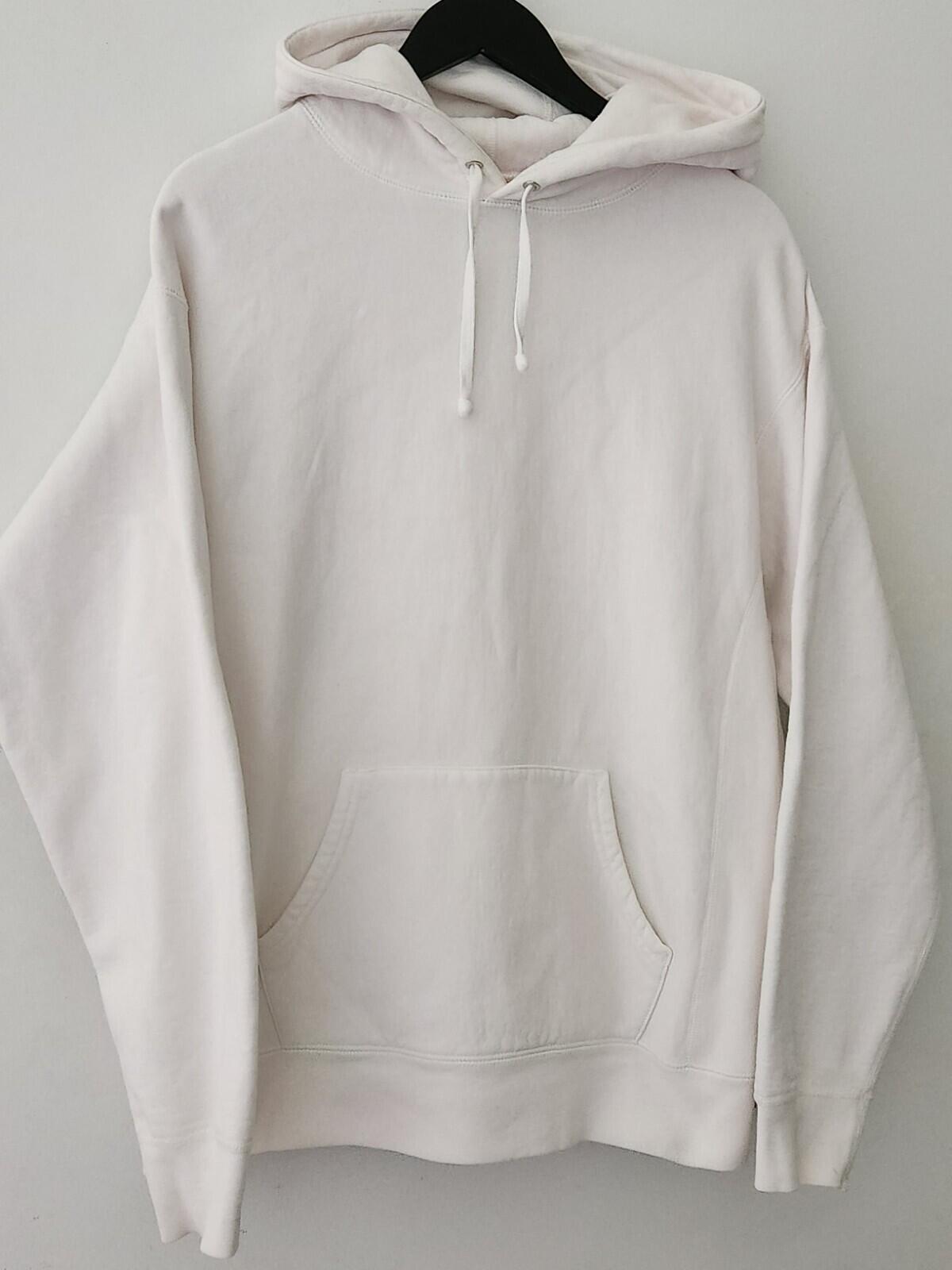 SS18 Supreme Studded Hooded Sweatshirt White Size M