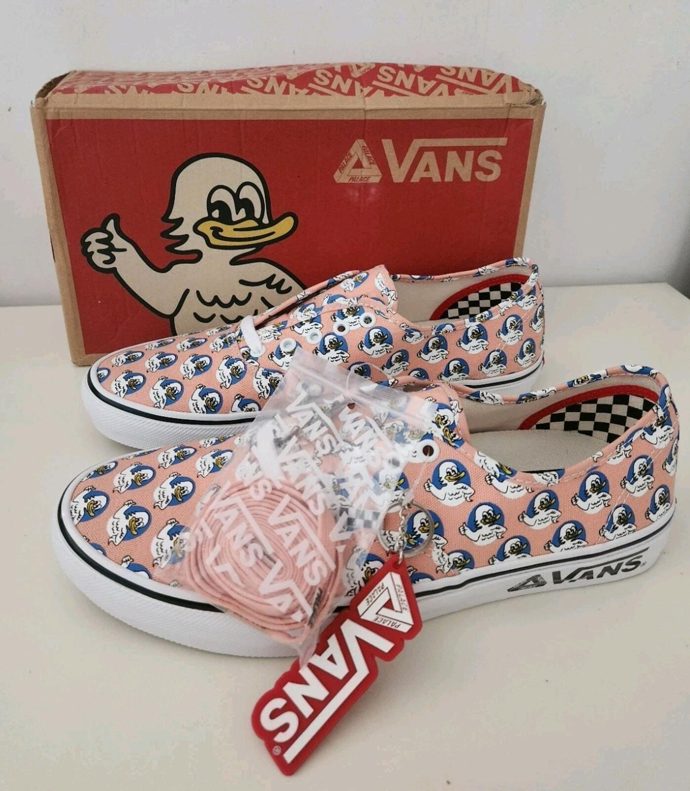 SS21 Palace Jeremy The Duck Vans Authentic Salmon Size US 12 UK 11 EUR 46