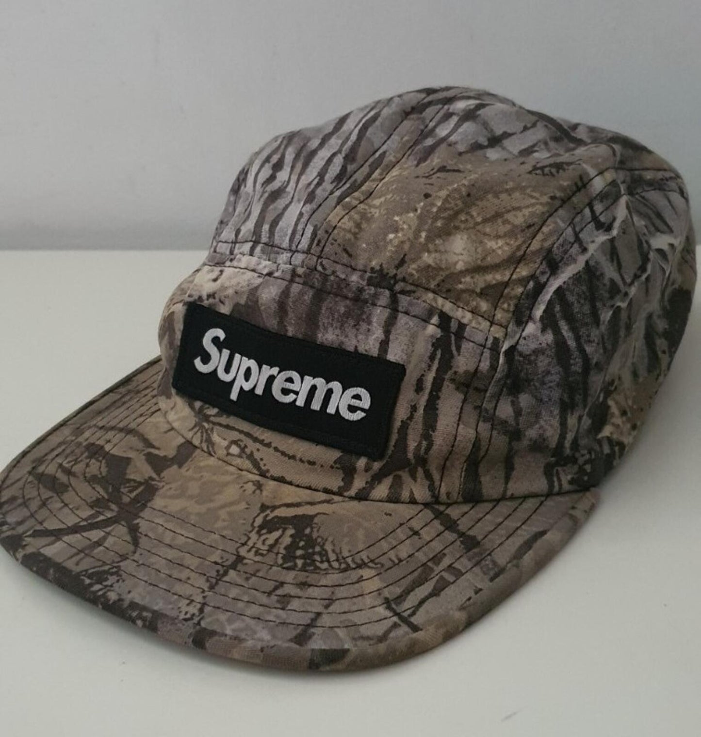 FW11 Supreme Realtree camp cap vintage hat from 2011 Red box logo Very Rare
