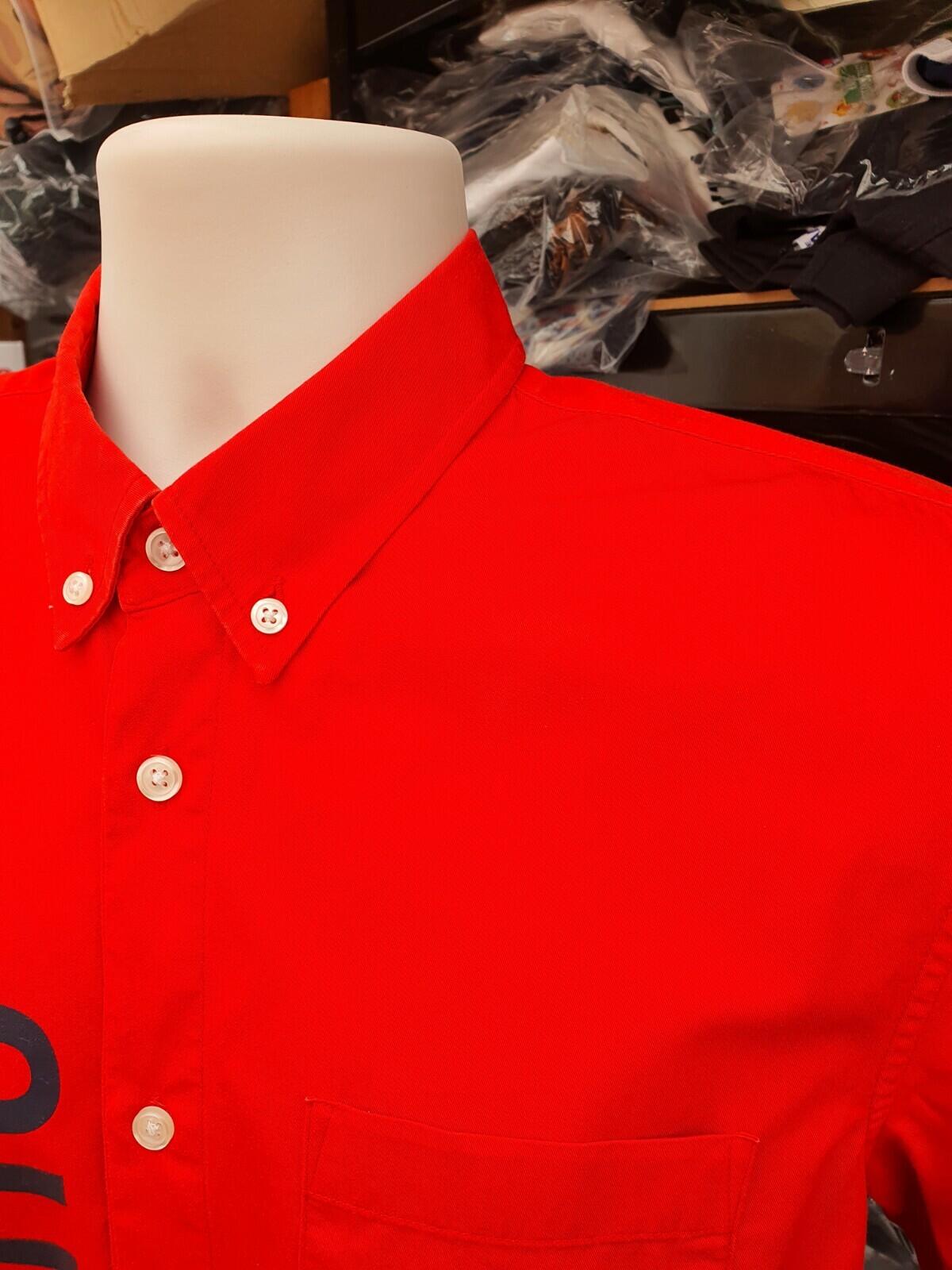 SS14 Supreme Competition shirt Red size M Medium button up