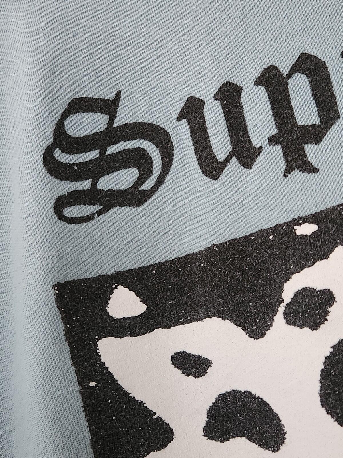 SS16 Supreme Productions Langarm-T-Shirt Schiefer Größe L großes T-Shirt