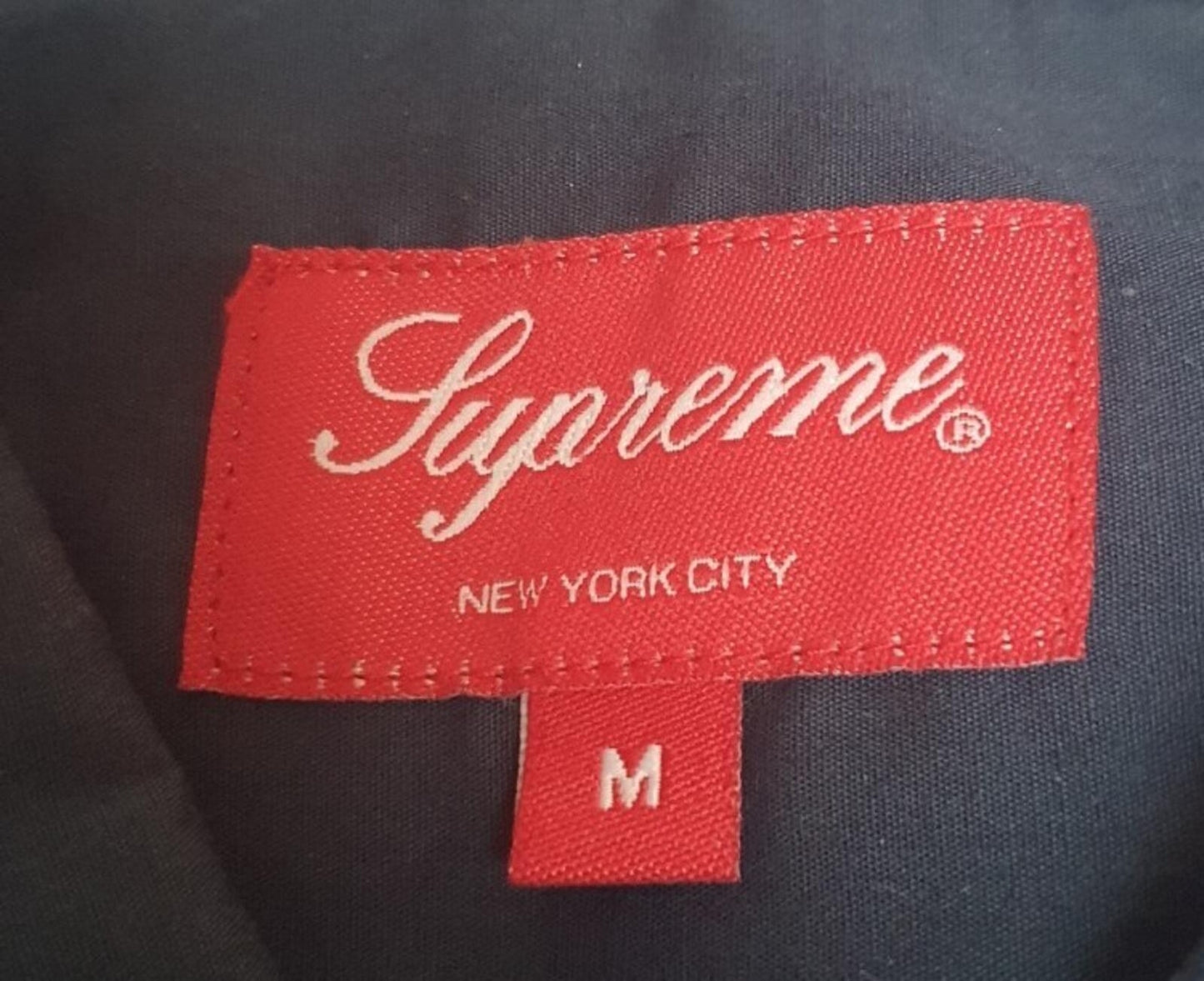 SS16 Supreme Virgin Mary Work S/S Shirt Blue Size M