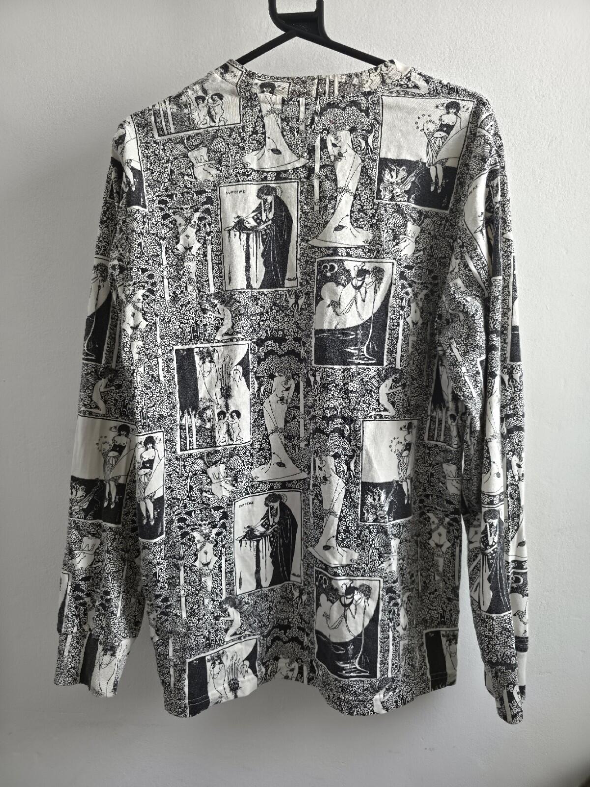 FW18 Supreme Salome L/S Top size L large blue long sleeve t-shirt top