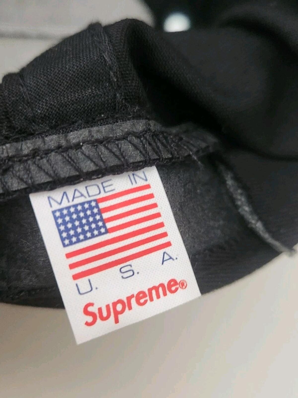 FW16 Supreme Astronaut Hologram 5-panel Black Cap Hat