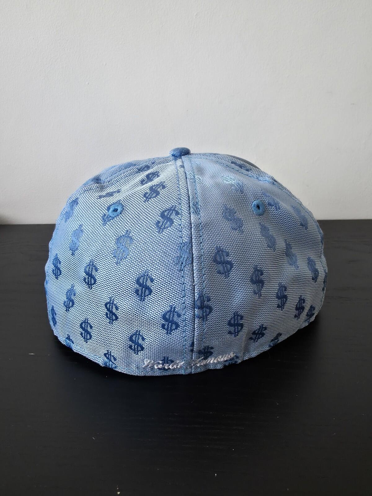 SS18 Supreme Monogram Box Logo New Era Light Blue Size 7 1/2 $ Dollar