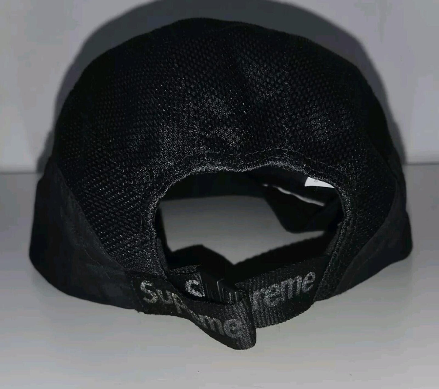 FW17 Supreme x Nike Trail running hat black cap 3M reflective Humara
