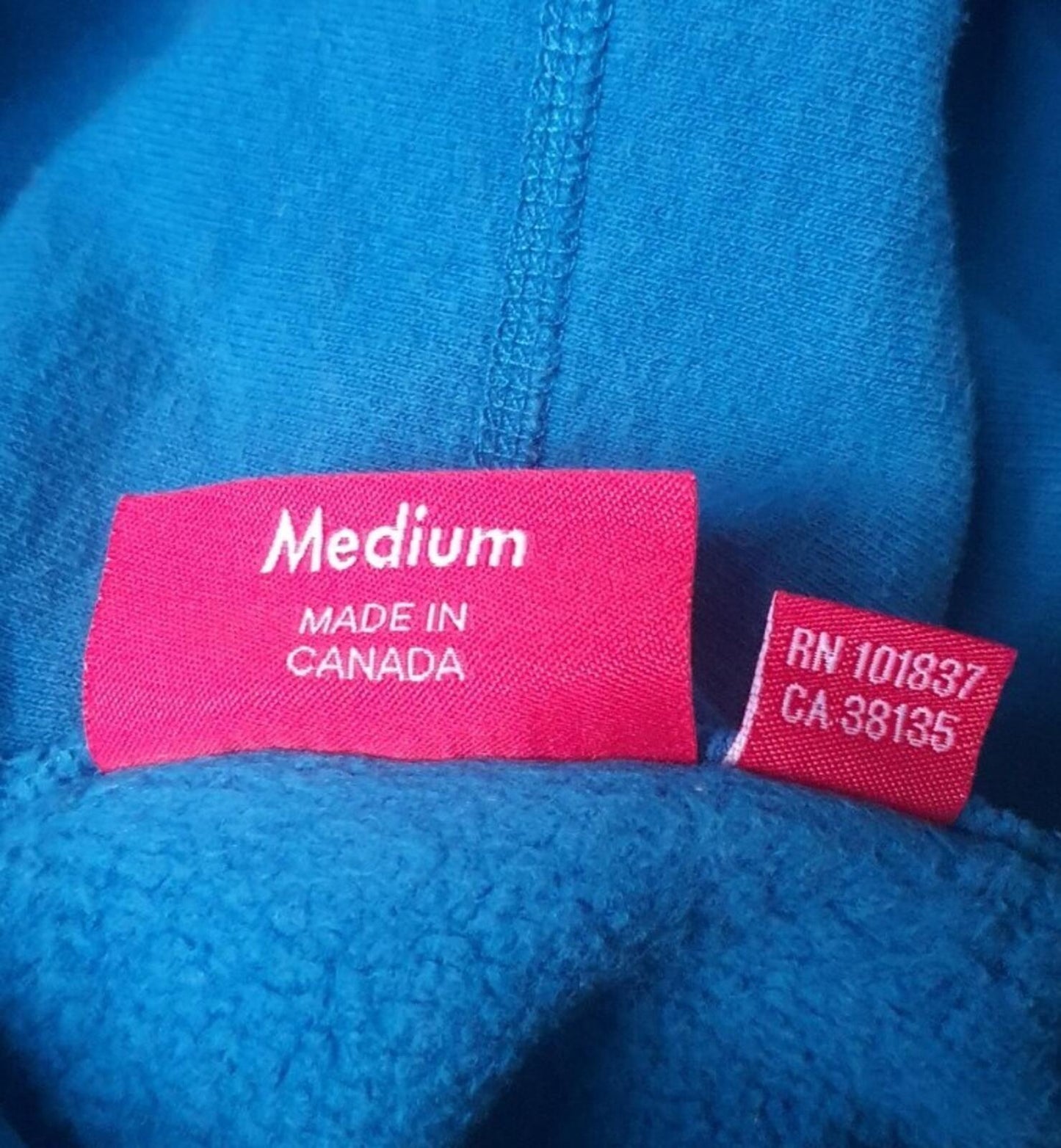 SS18 Supreme Sleeve Embroidery Hooded Sweatshirt Aqua Size M