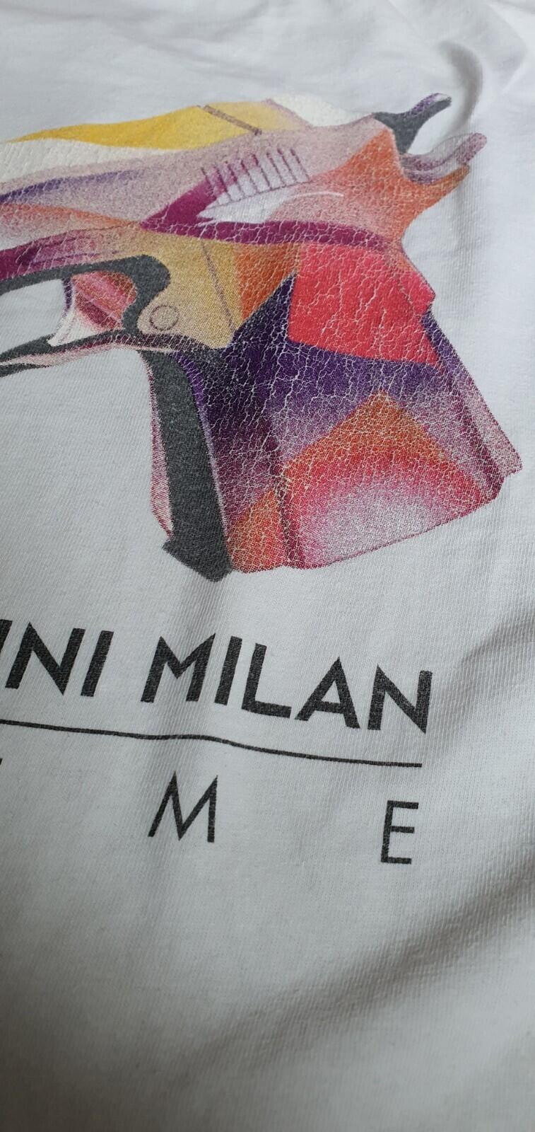SS16 Supreme Mendini Gun weißes T-Shirt Größe XL Rar
