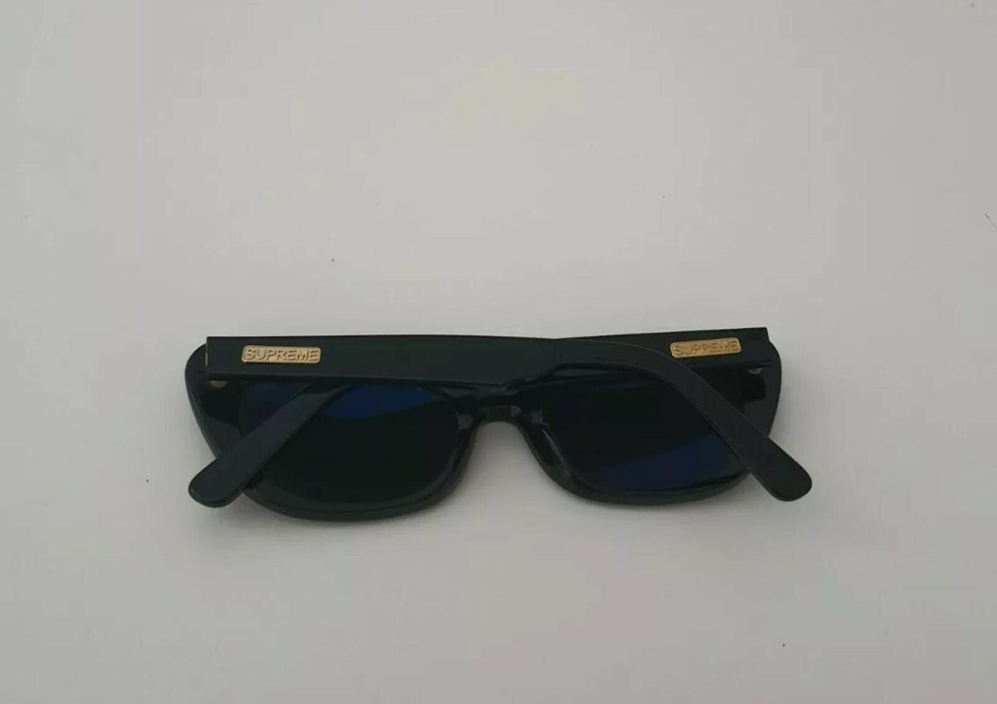 SS17 Supreme Comet Sonnenbrille UVP 168 £ Schwarz genietet made in Italy