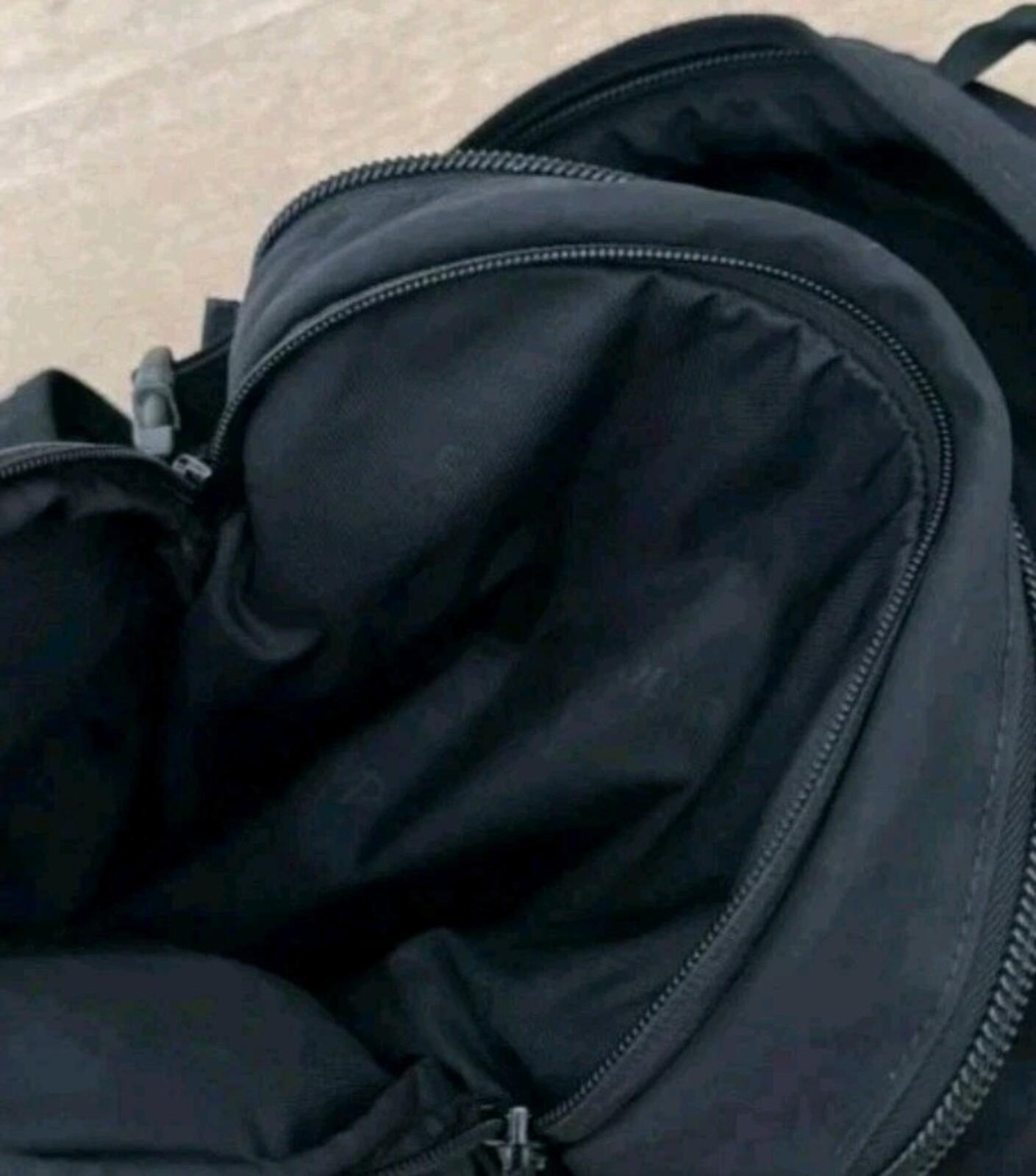 FW20 Supreme Backpack Black Bag Water Resistant Nylon Rucksack