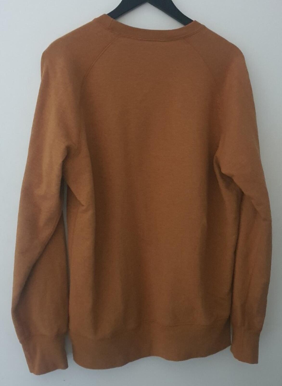 Supreme Vintage Crewneck Mustard Brown Sweatshirt size M medium Jumper Cotton