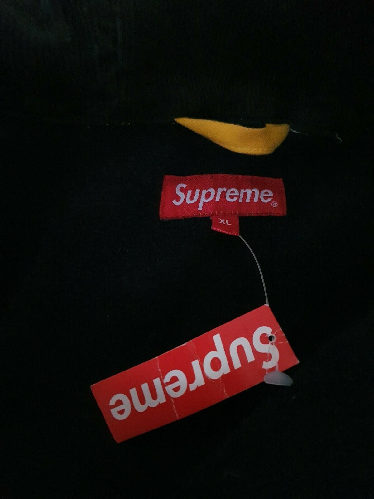 FW14 Supreme Firemans coat Yellow Jacket size XL fire Very rare New with tag