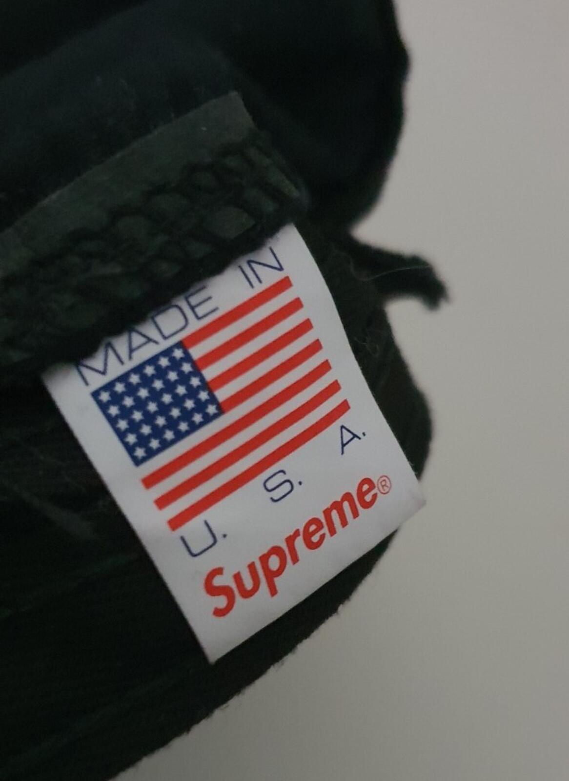 SS18 Supreme Corduroy camp cap black hat box logo