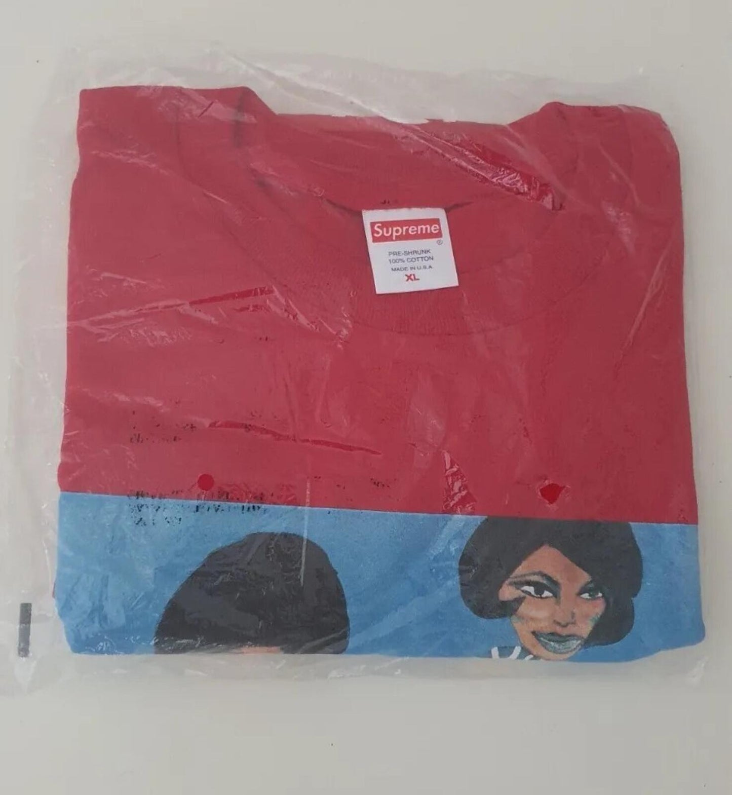 FW18 Supreme Group tee red T-shirt size XL New and unopened