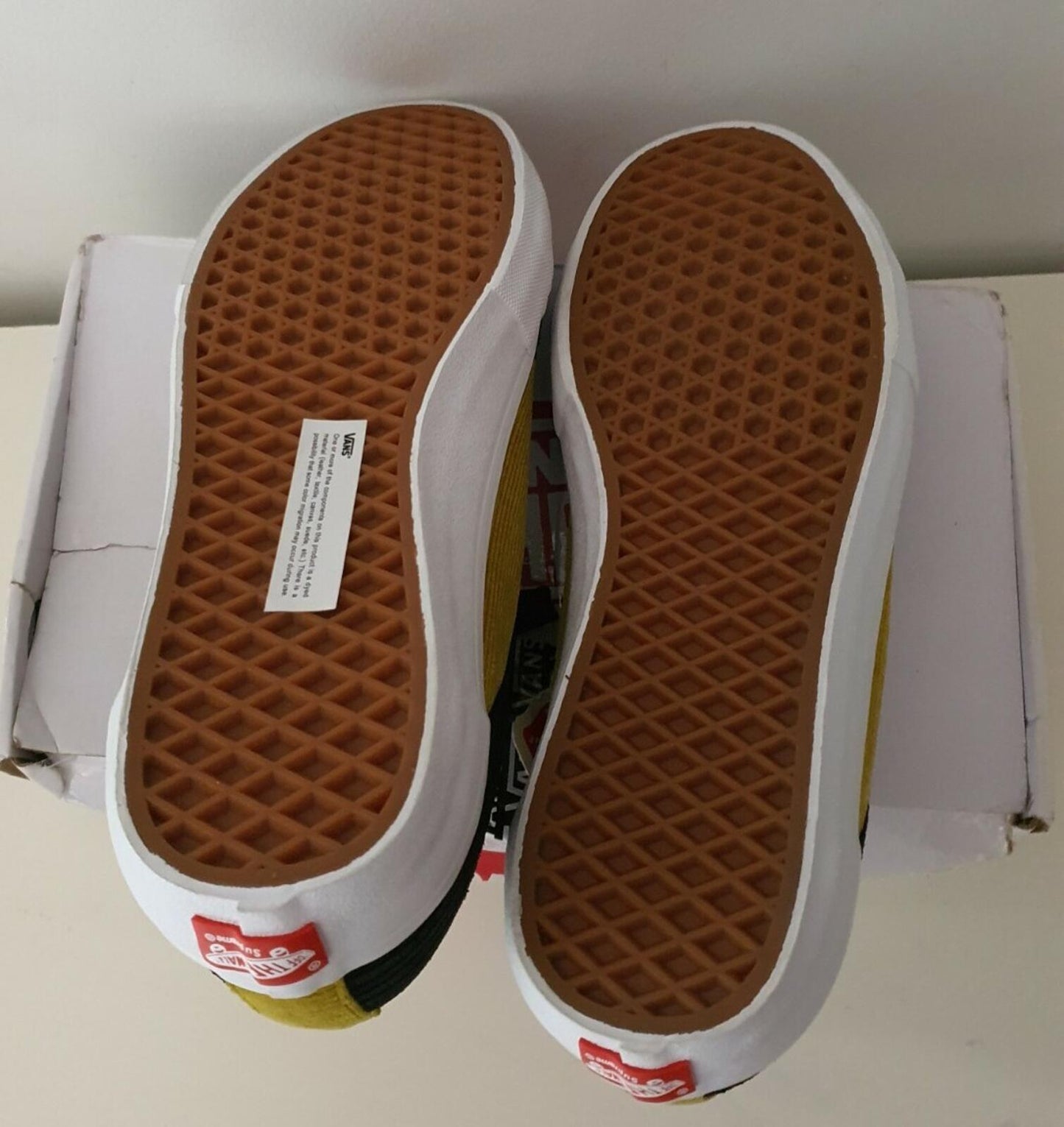 Supreme Vans Lampin Pro Croc Corduroy black / mustard trainers US 12 UK 11 EU 46