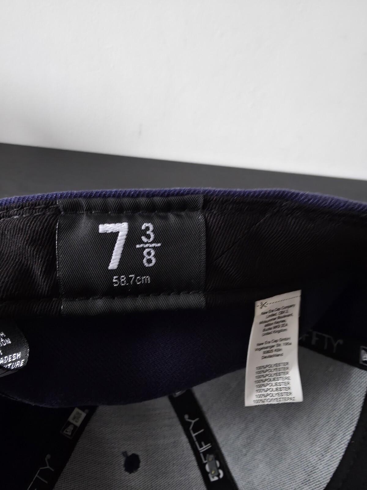 SS24 Supreme Gold Cross S Logo New Era Fitted Hat Size 7 3/8