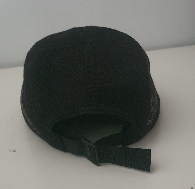 SS21 Supreme Jacquard Pique Camp Cap Black