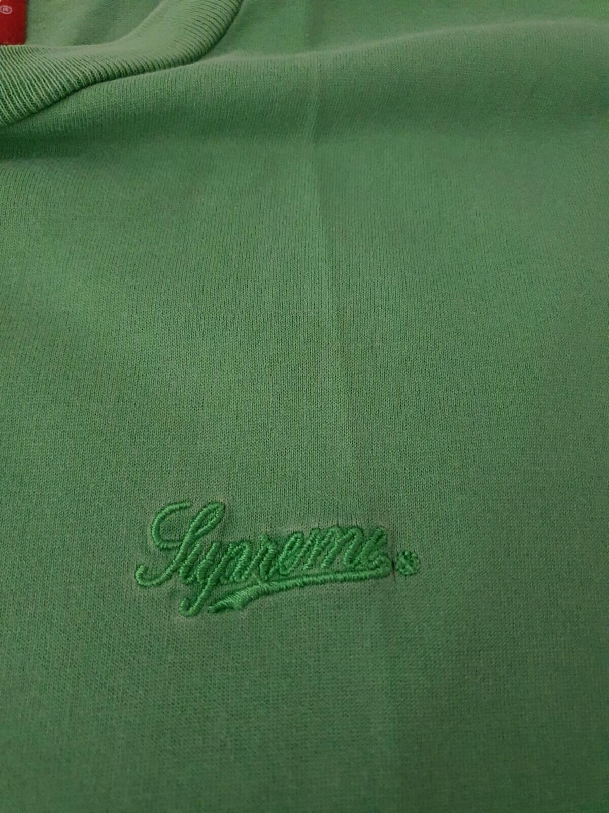 Supreme Overdyed Tee green tee M medium T-shirt