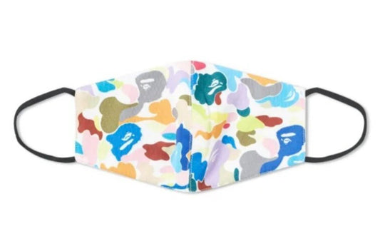 A BATHING APE Multi Camo Gesichtsmaske UVP 49 £ schwarz BAPE Accessoire
