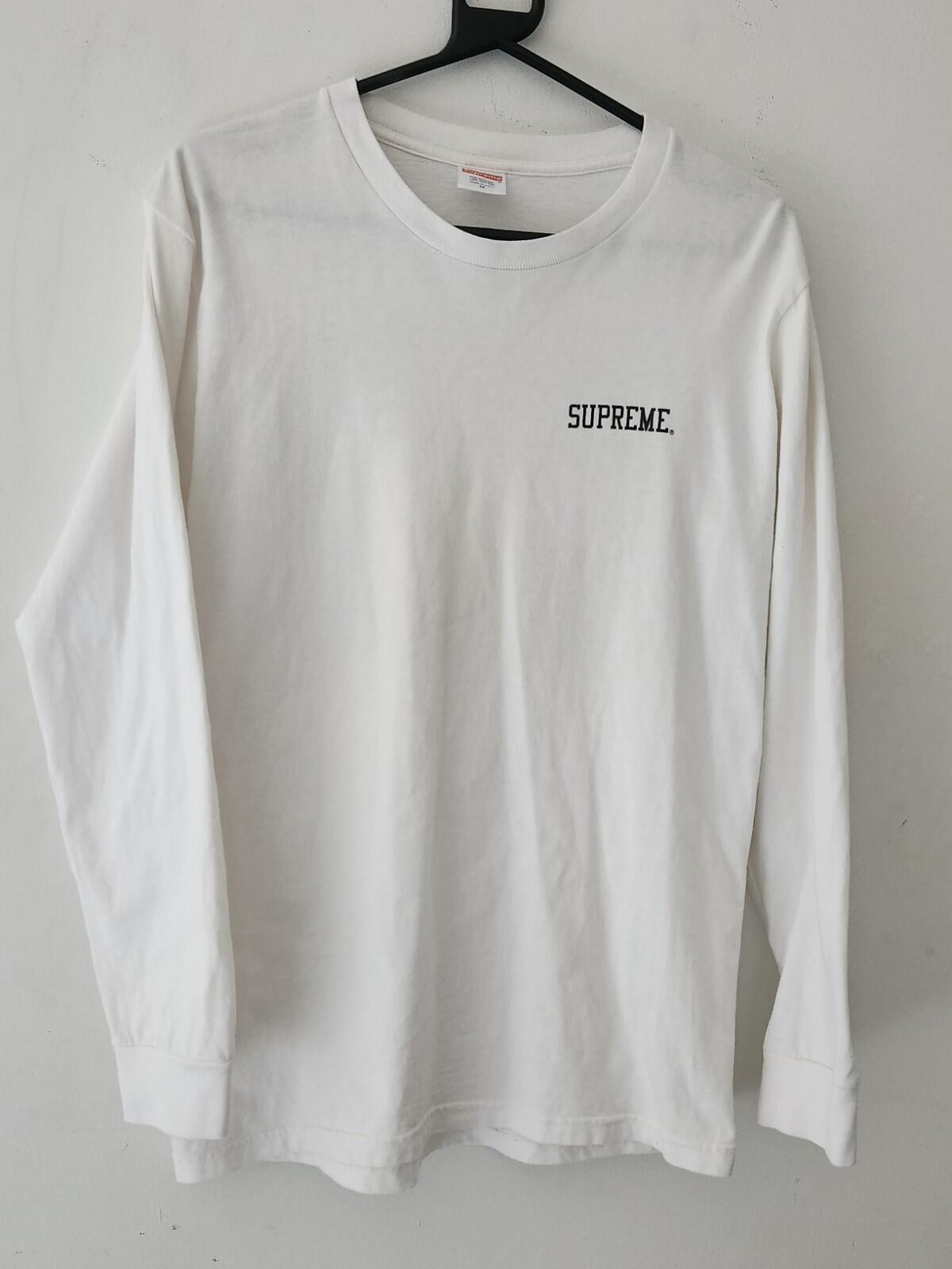 FW15 Supreme Toshio Maeda Overfiend L/S tee anime long sleeve t-shirt White M