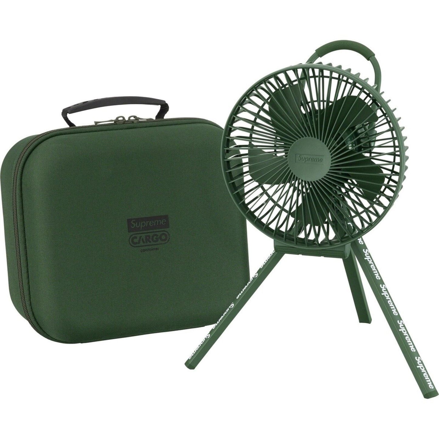 FW23 Supreme Cargo Container Ventilador Eléctrico Inalámbrico Portátil Verde Oliva Accesorio