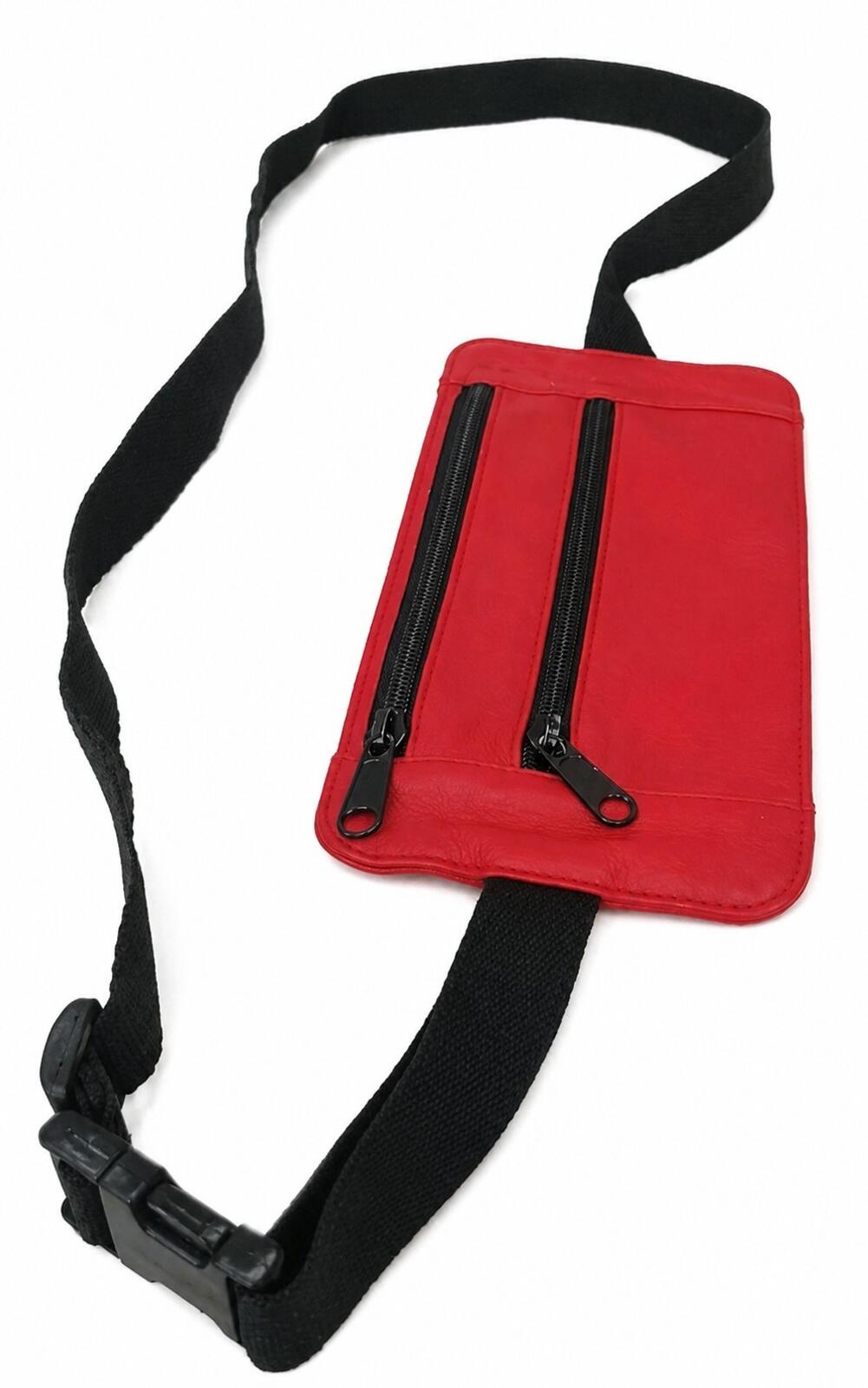 SS19 Supreme Leather Waist / Shoulder Pouch Bag Red