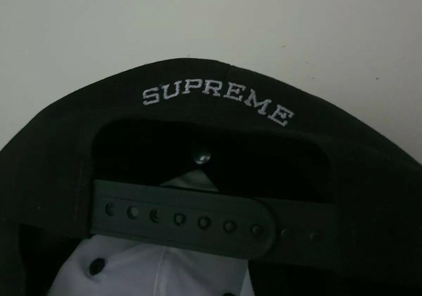 FW18 Supreme Dead Presidents 6-panel hat black cap