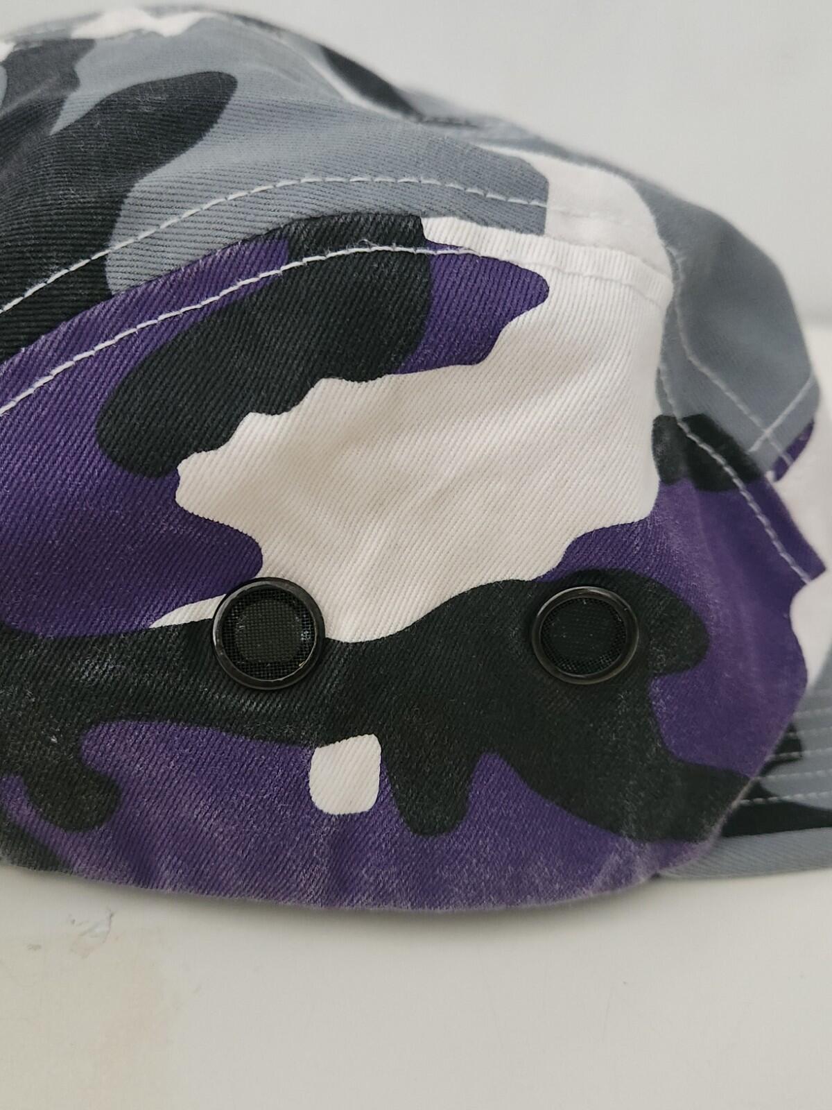 FW16 Supreme Camo Camp Cap Mütze Militär Lila Box Logo