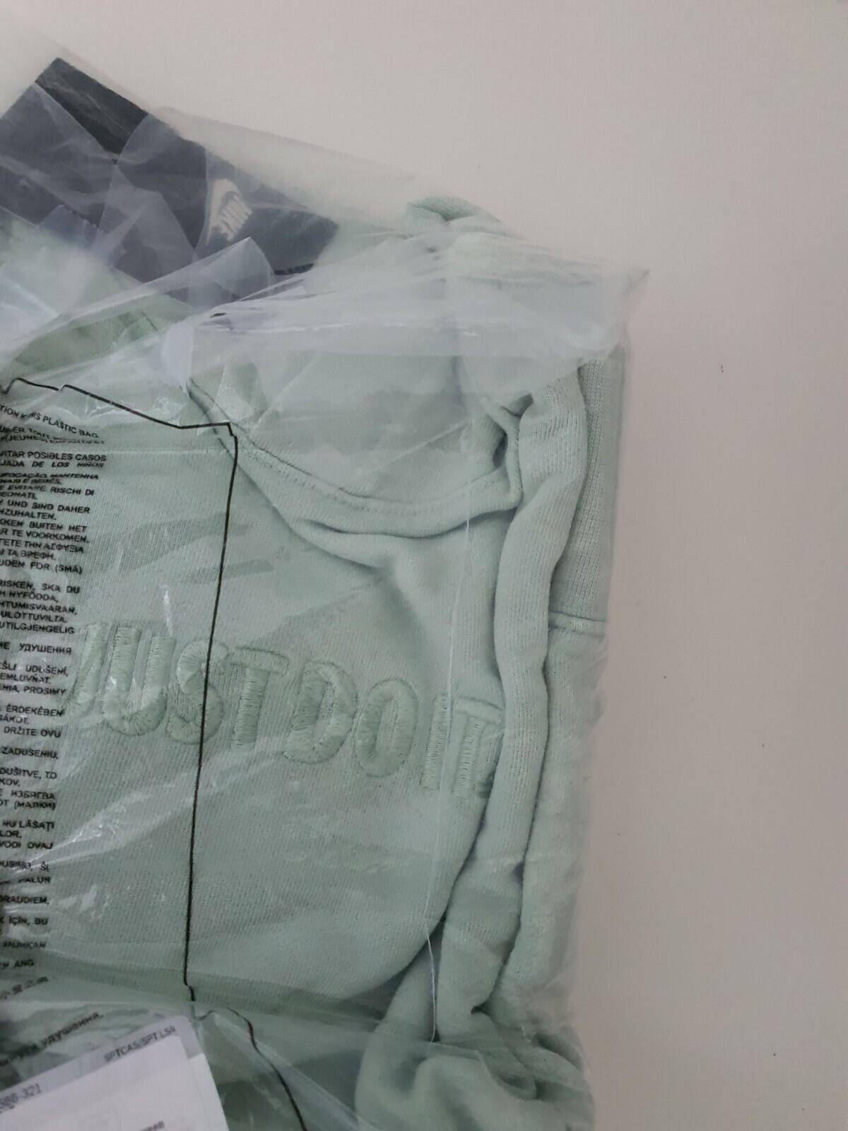 NIKE Just do it wash green hooded sweatshirt size XS hoodie New Pullover
