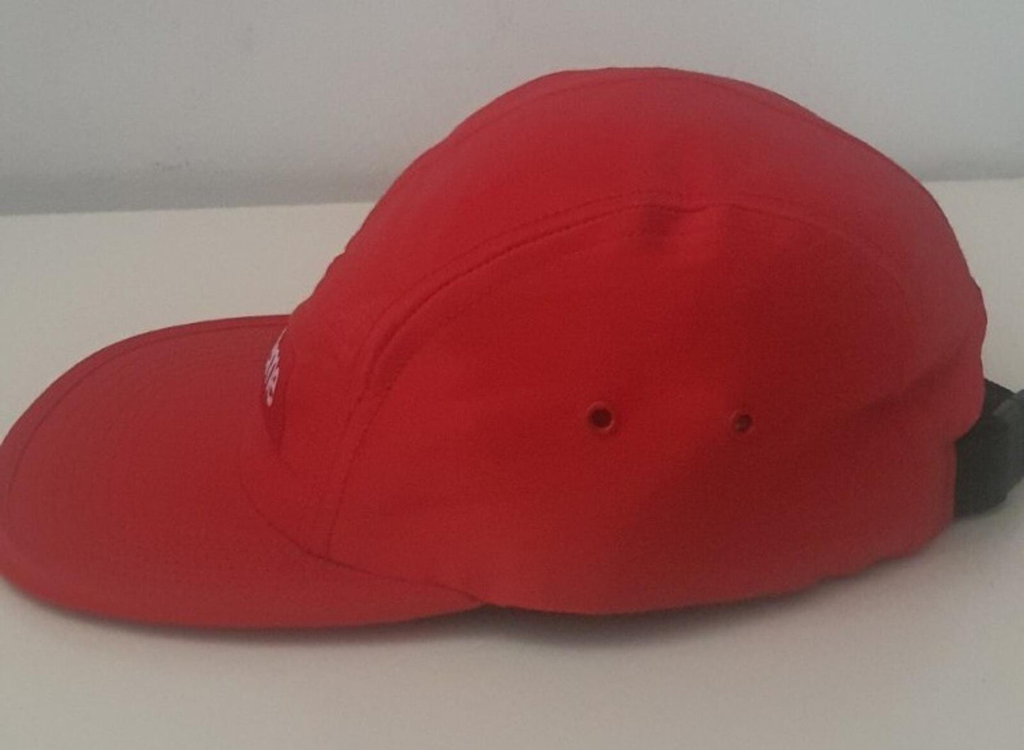 SS17 Supreme Satin Camp Cap Red