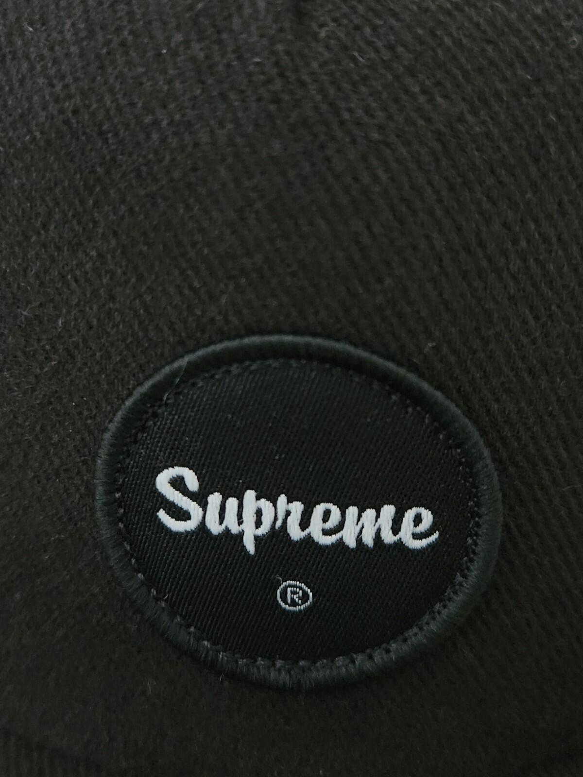 SS24 Supreme Twill Patch 5-Panel Cap Black