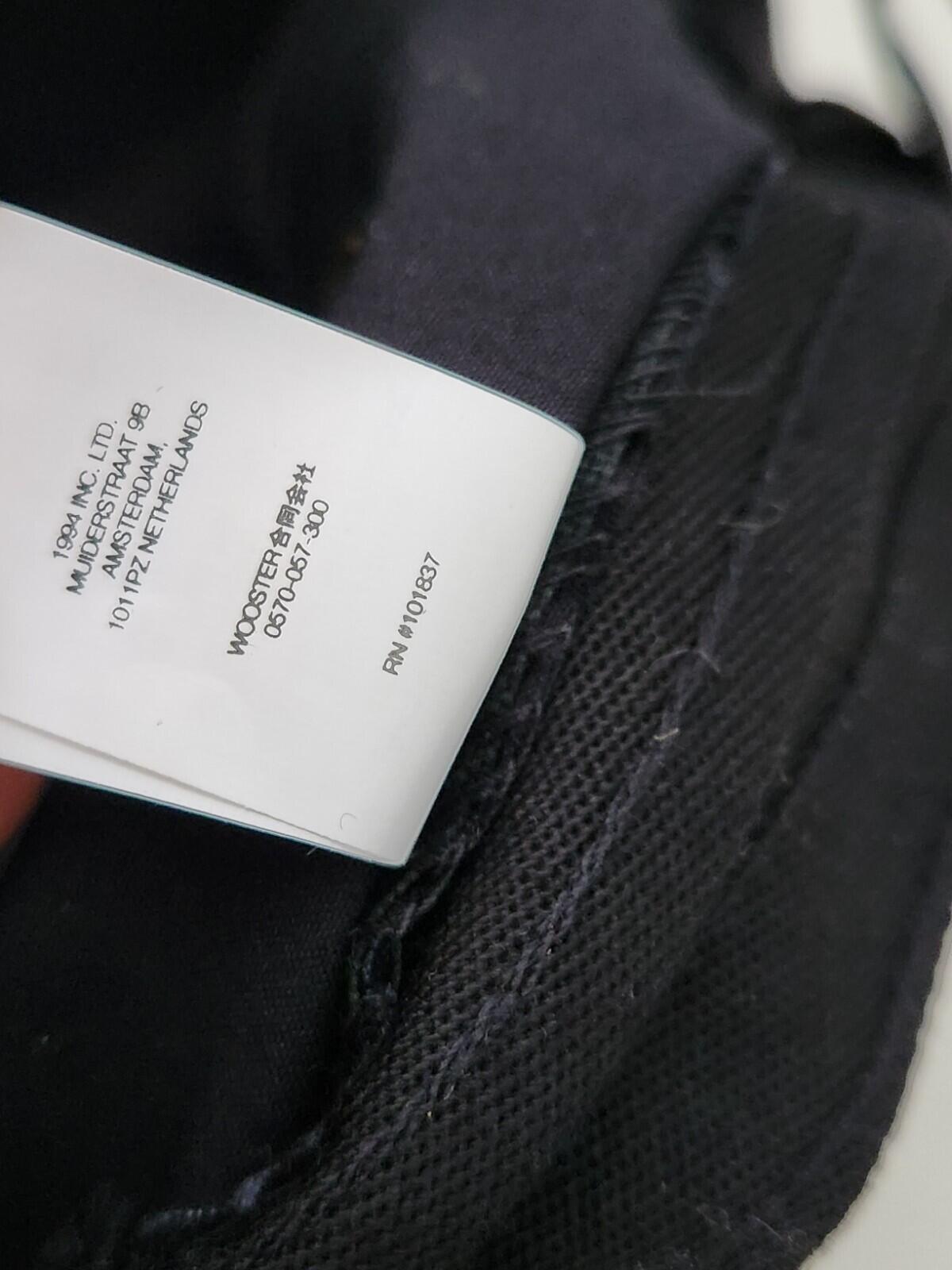 SS23 Supreme Ventile Camp Cap Schwarz Wasserabweisend