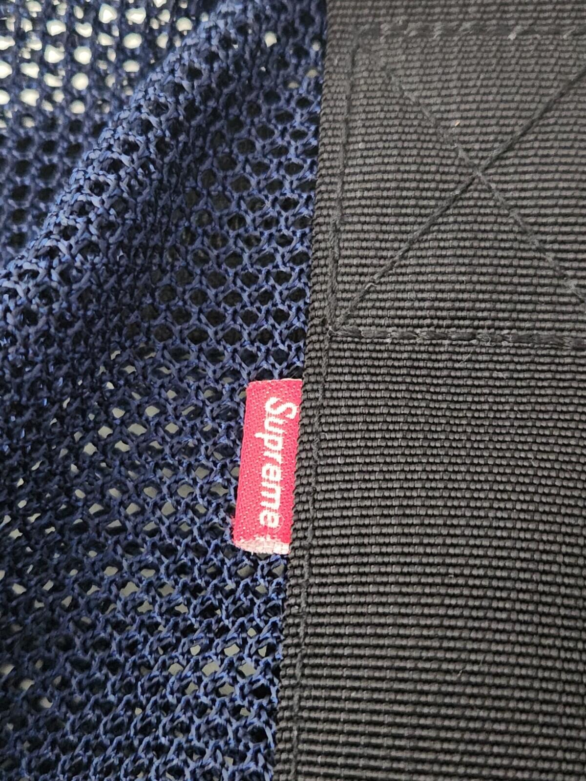 SS16 Supreme Navy Mesh Duffle Bag Navy