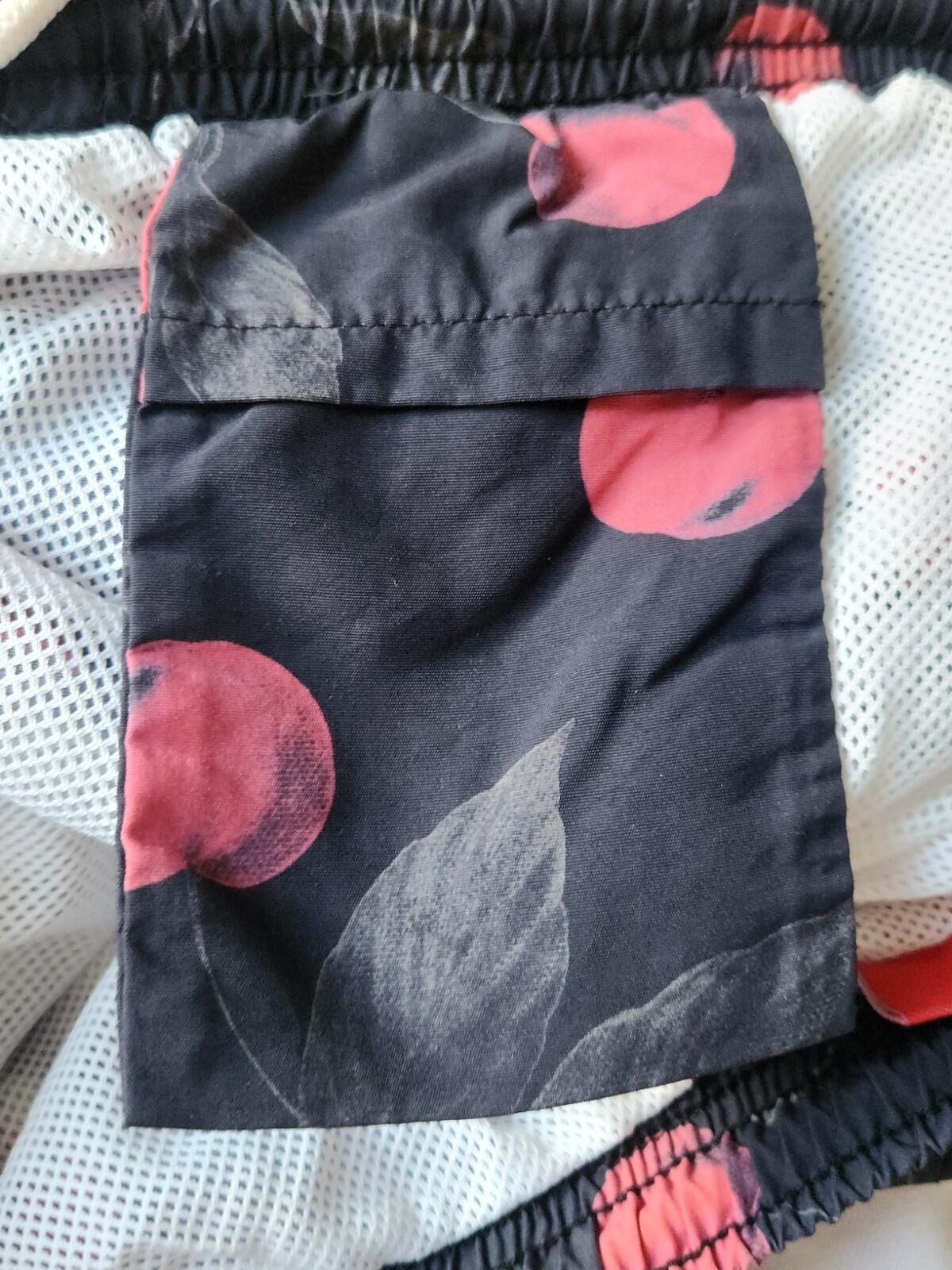 SS19 Supreme Nylon Water Short Black Cherry Swim Nylon Shorts Size S Small
