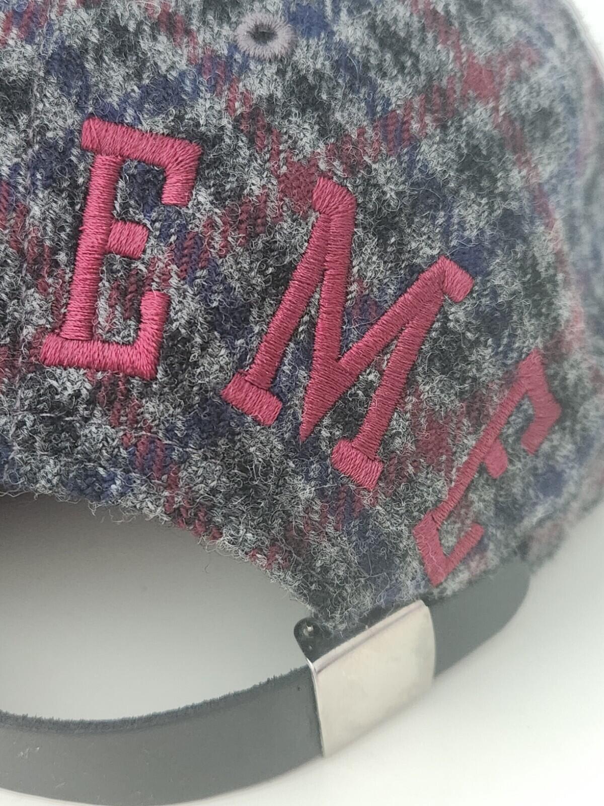 FW14 Supreme Tweed Back Arc  5-panel cap Wool hat Rare Vintage 2014