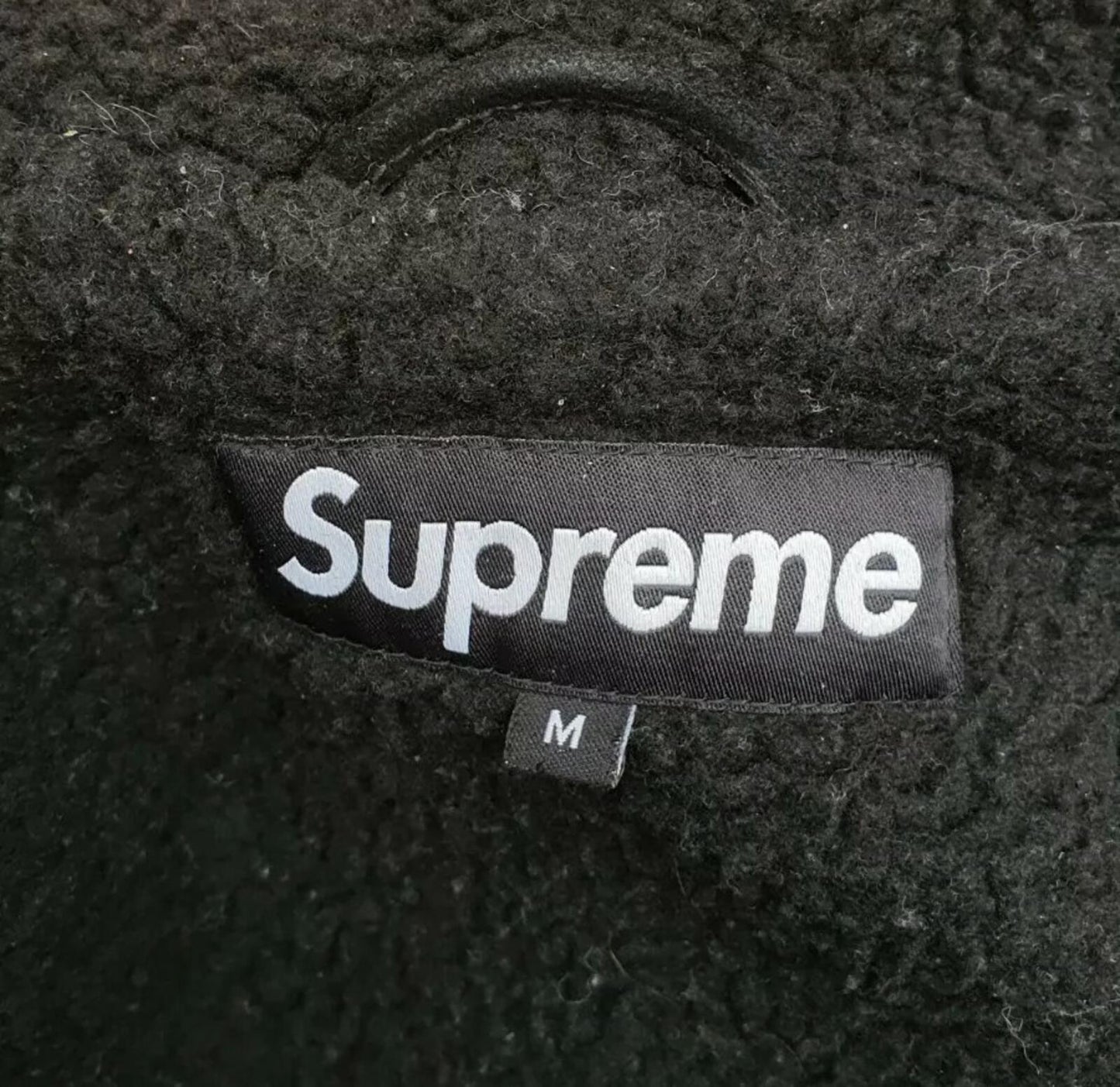 FW17 Supreme Hooded Suede Work Jacket Size M $588 Lambskin Leather