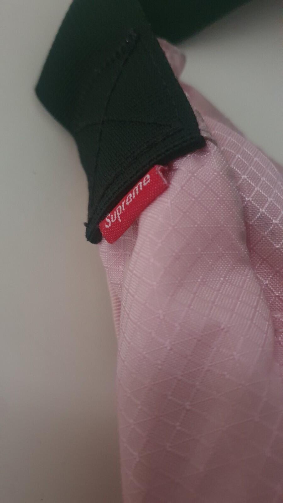 SS22 Supreme small messenger bag Pink Water Resistant Black Box Logo