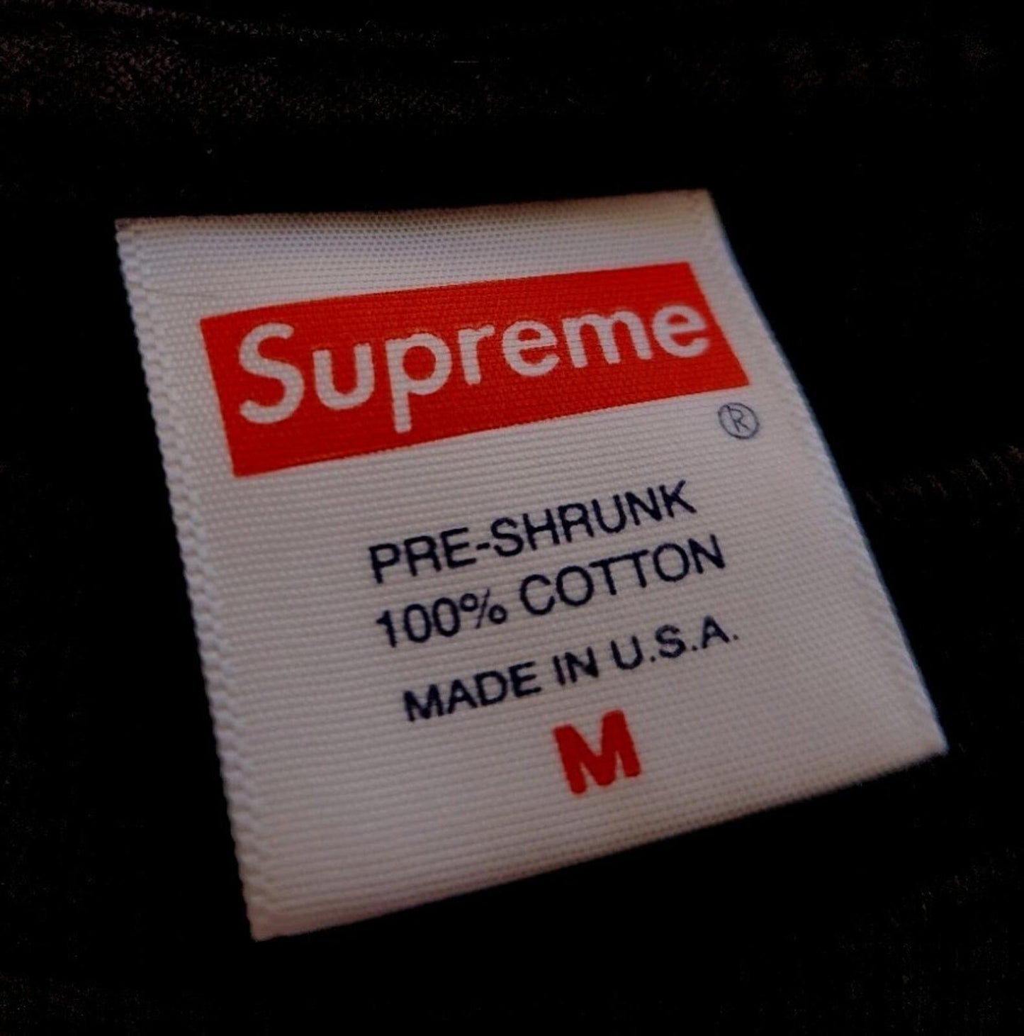 FW20 Supreme Box Logo L/S Tee Black Size M