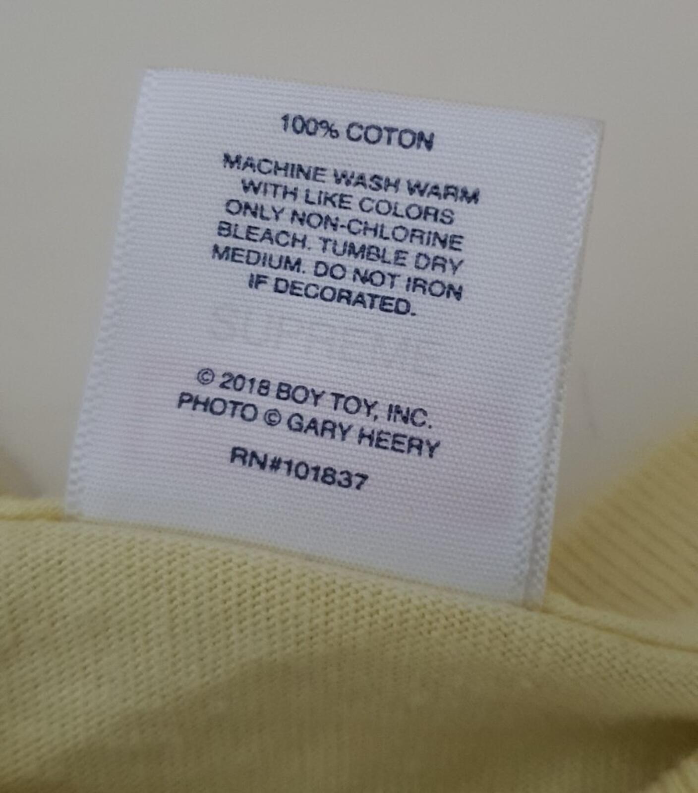 FW18 Supreme Madonna tee t-shirt L large pale yellow