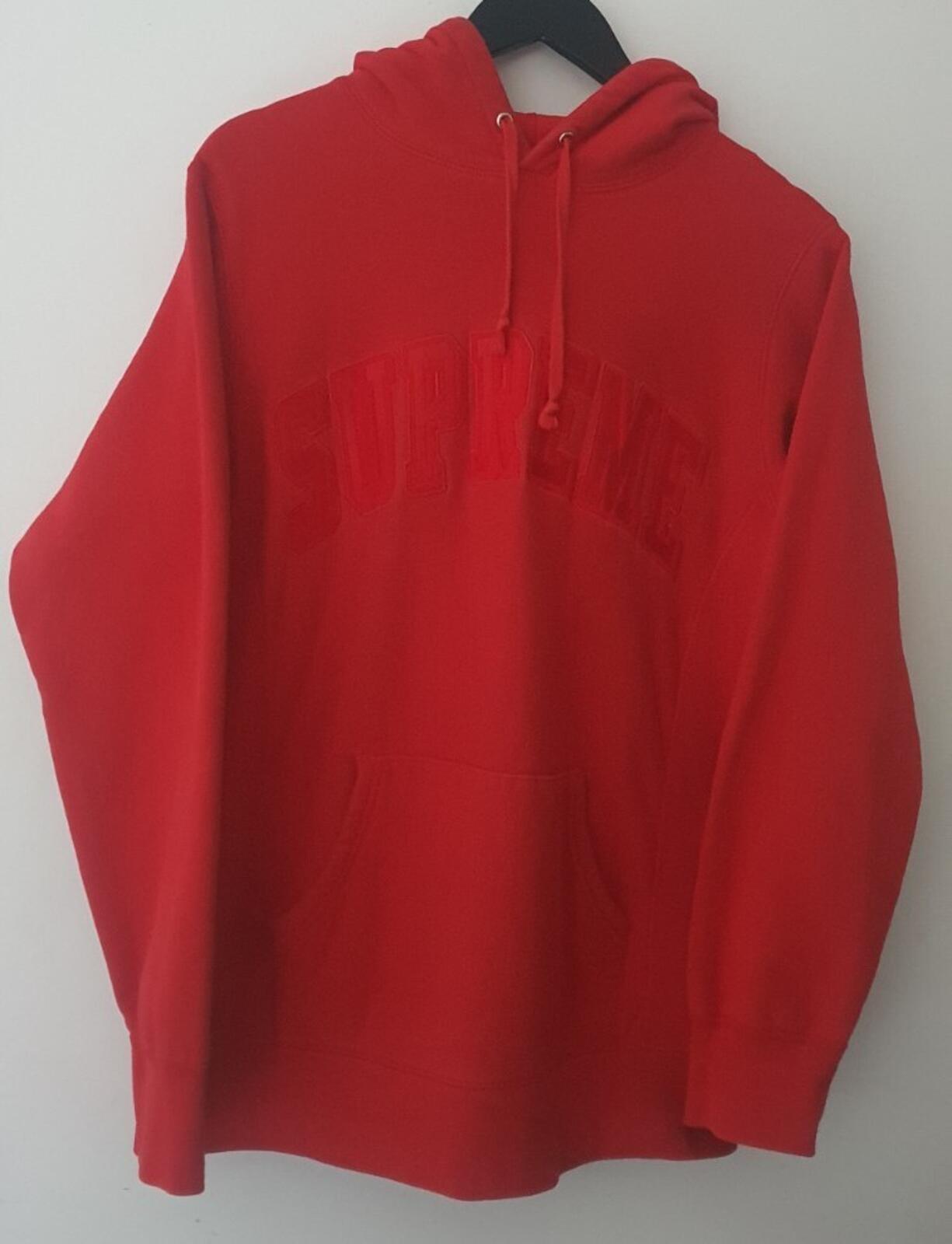 SS16 Supreme Tonal Arc Logo Hooded Sweatshirt Size M Medium