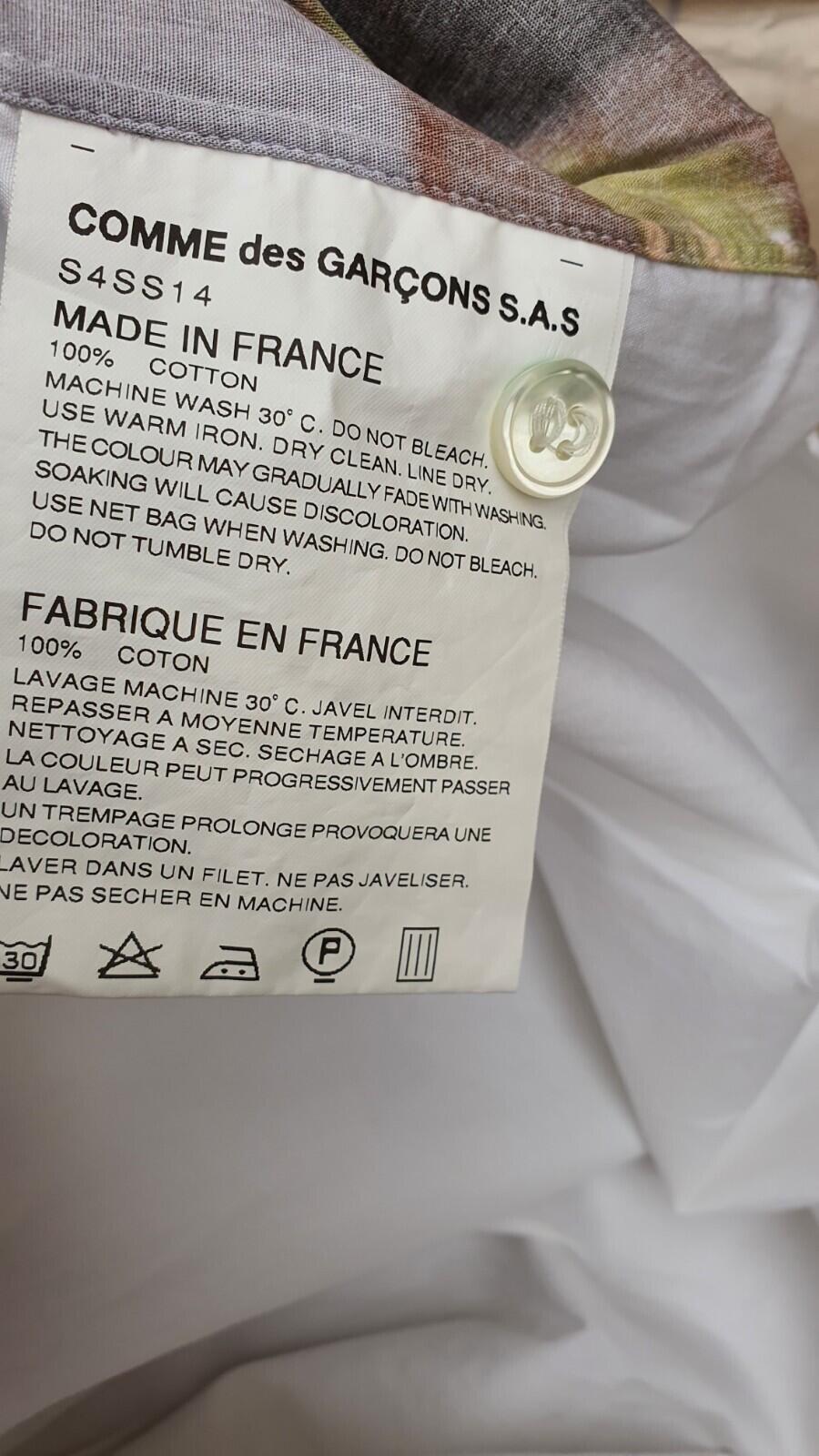 SS14 Supreme Comme Des Garçons Harold Hunter Baseball Jersey Shirt Size M