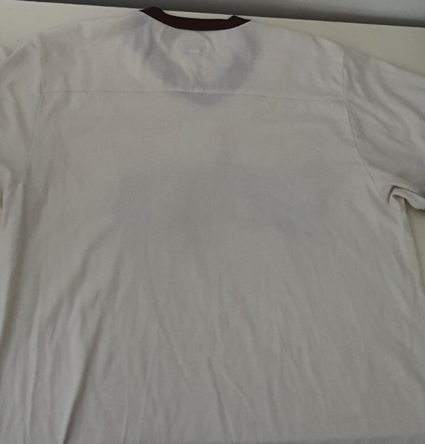 FW17 Supreme Glitter Arc Football Top White Größe M