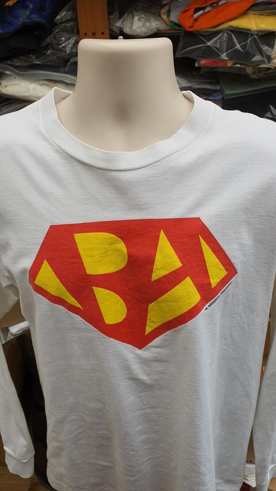A BATHING APE MAN Longsleeve Tee L/S Tee White Size L BAPE