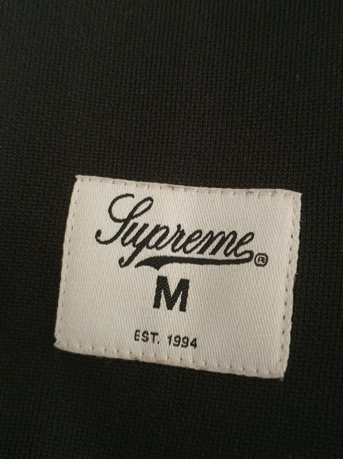 FW19 Supreme Zebra L/S Top Long Sleeve M medium Black Sweater Jumper Worn 1x