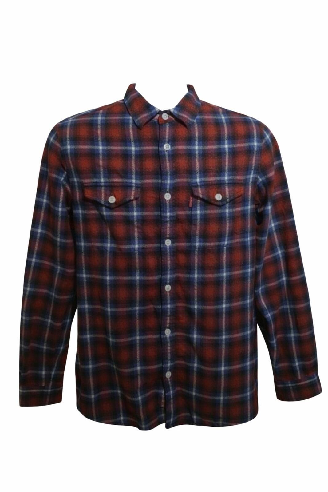 FW10 Supreme Utility Flanellhemd Rot Größe M