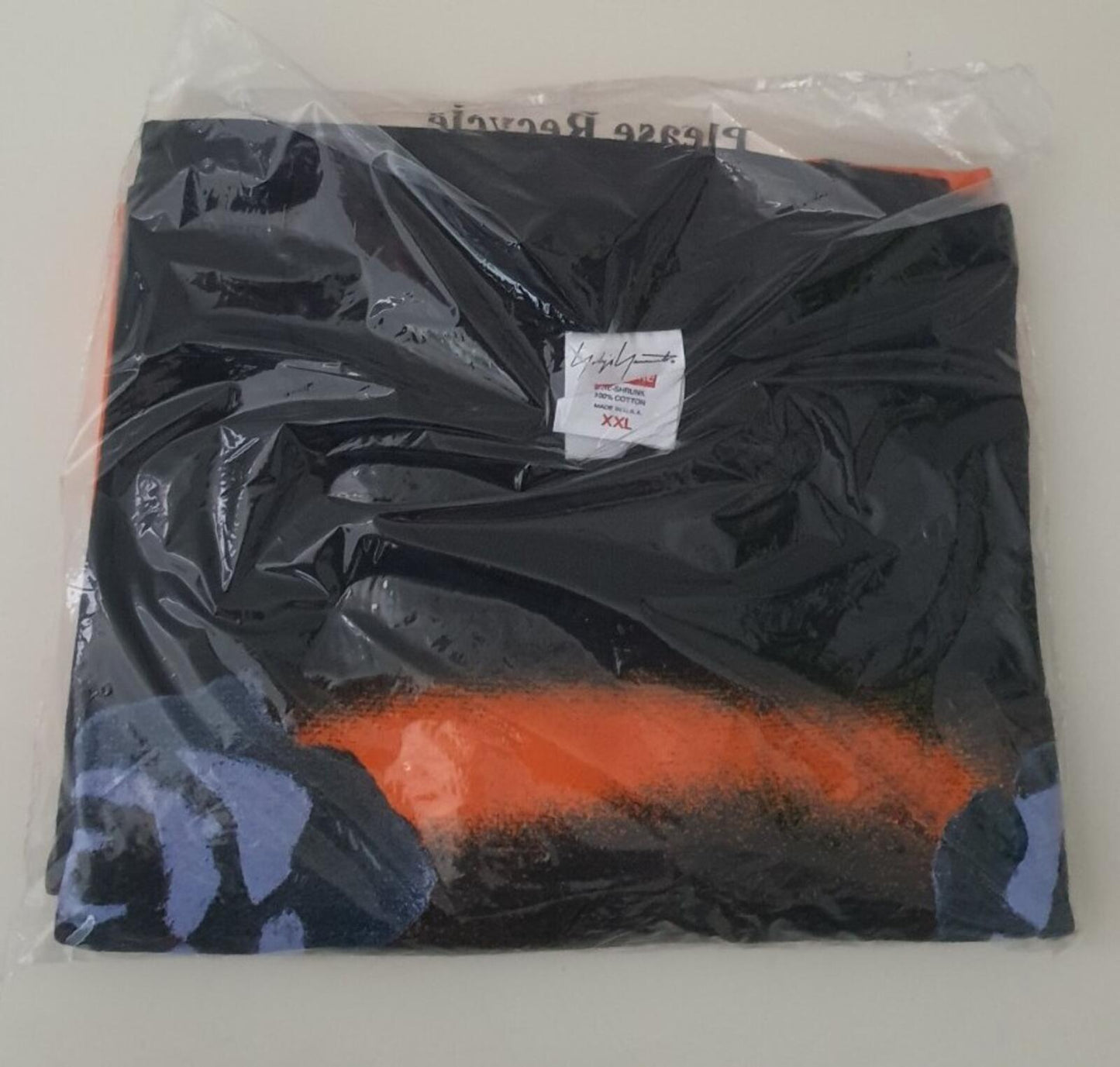FW22 Supreme x Yohji Yamamoto Pumpkin T-Shirt schwarz XXL 2XL Neu / ungeöffnet