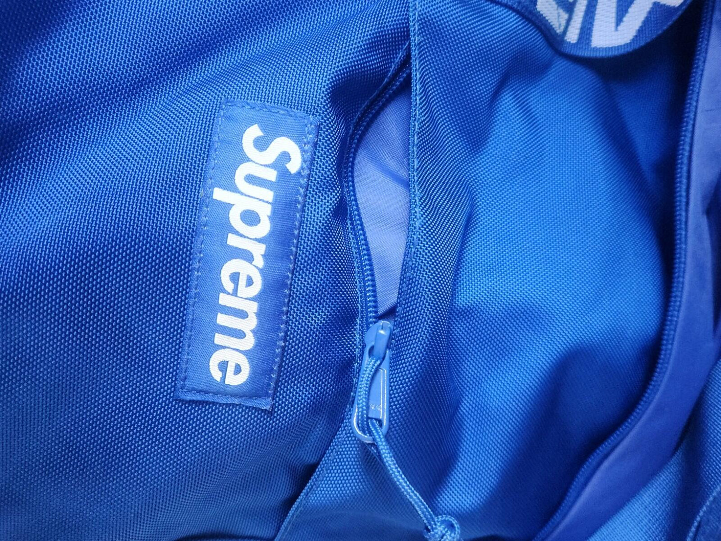SS18 Supreme large duffle bag royal cordura fabric blue duffel ripstop nylon