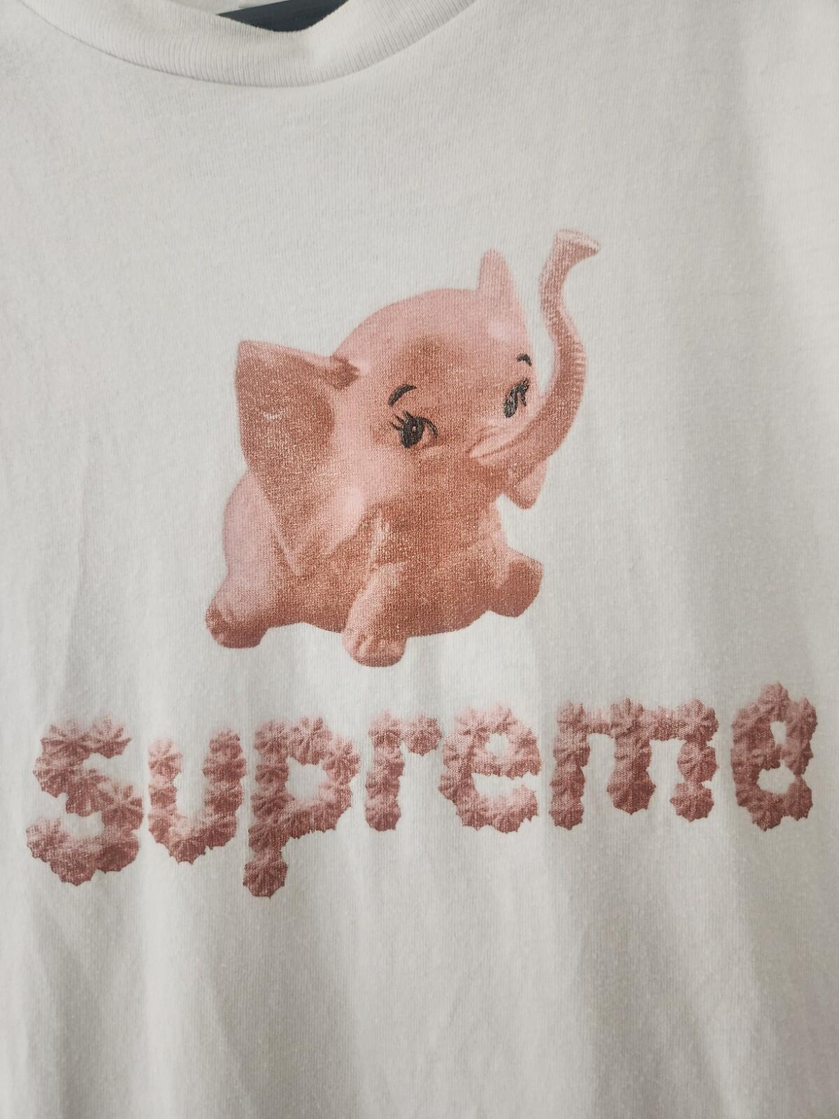 SS17 Supreme Elephant Tee white T-shirt size M Medium