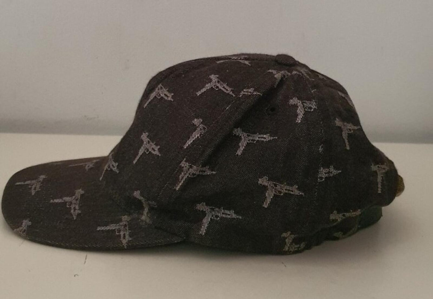 Gorra de 5 paneles Jacquard Supreme FW15 Negra