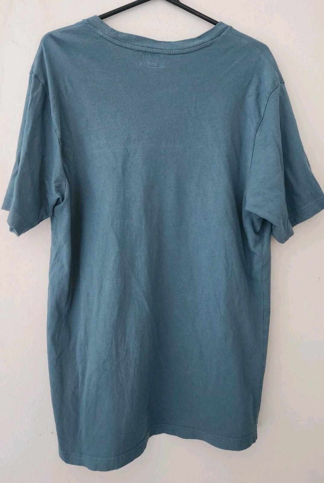 FW20 Supreme Washed S/S Tee Aqua T-shirt size M Medium blue